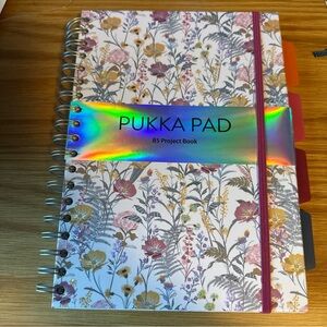 Pukka Pad B5 Project Book with Floral Design